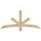 Ekena Millwork Alberta Rough Sawn Timber Gable Bracket, Douglas Fir, 60"W x 27"H x 2"D x 4"F, 11/12 Pitch GBW060X27X0204ALB00RDF - alternate 1